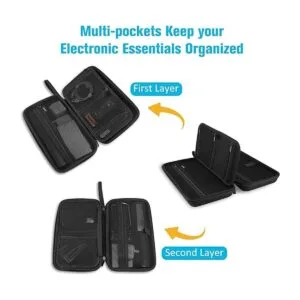 ProCase Estuche organizador de tecnología de viaje duro_2