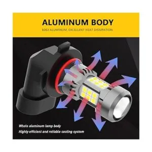 Phinlion Bombilla antiniebla LED de 3200 lúmenes H10 PY20D_3