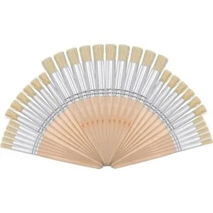 SOUJOY 30 pinceles para plantillas de madera pinceles de_1