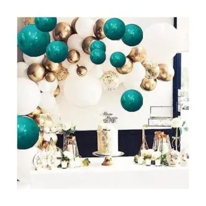 Decoraciones de fiesta de cumpleaños de color verde_1