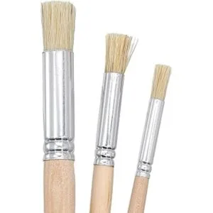 SOUJOY 30 pinceles para plantillas de madera pinceles de_3