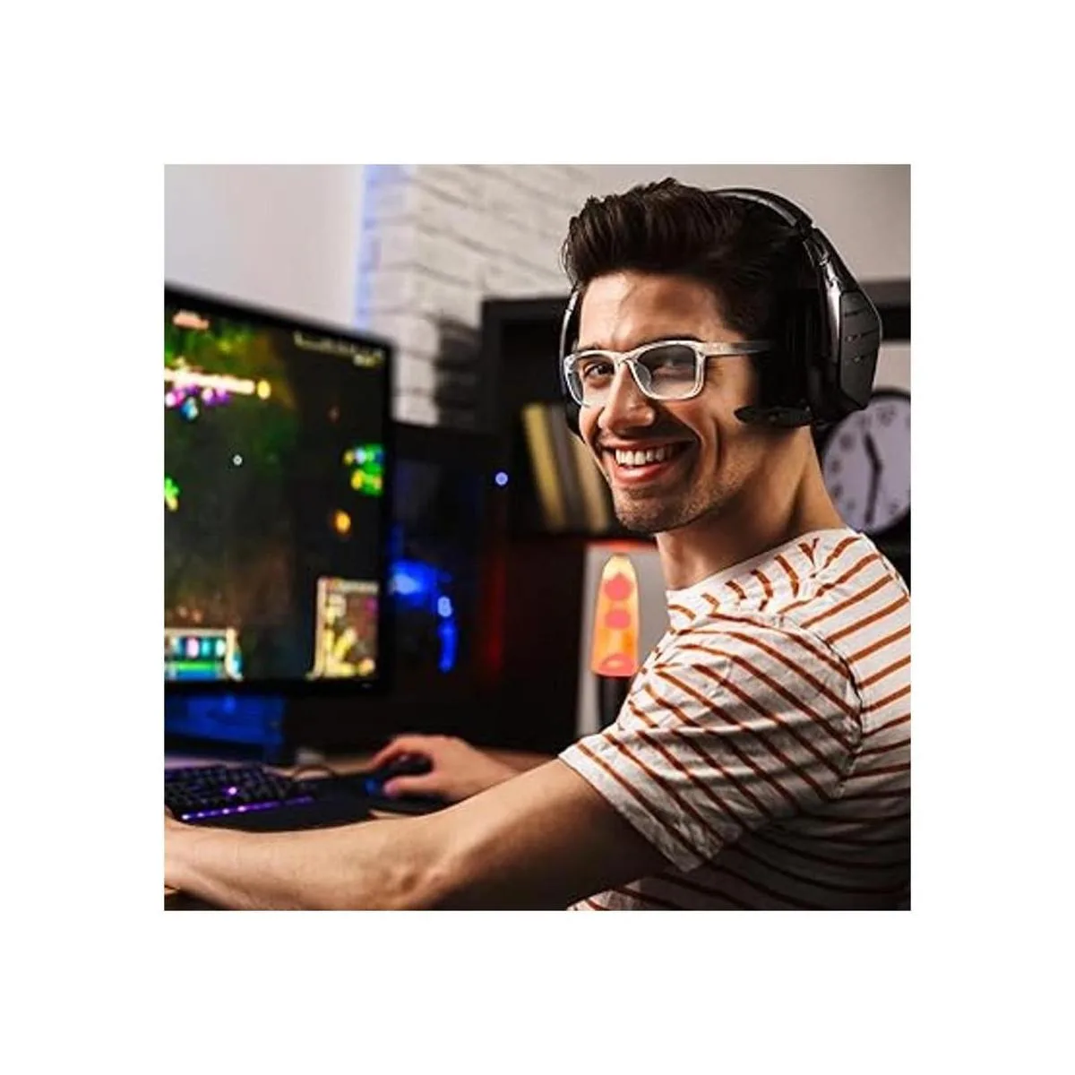 Elegantes lentes de bloqueo de computadora con luz azul_4