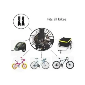 2 juegos de banderas de bicicleta con poste 6 pies de_5