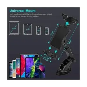 Car Dashboard Windshield Tablet Mount Holder 360_2