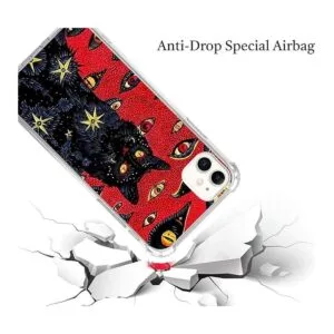 Funda para teléfono psicodélico Hippie Cat compatible con_2
