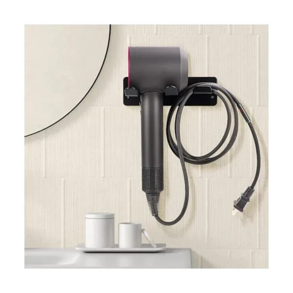 YOUGRIDDA Hair Dryer Holder Wall Mounted Rack Compatible_5