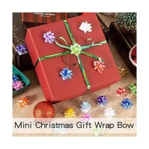 230 lazos brillantes de Navidad para envolver regalos_3