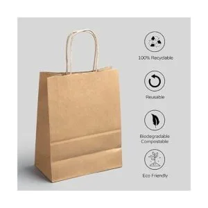 Paquete de 50 Bolsas de regalo de tamaño mediano de 8 x_3