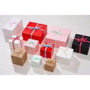 GEFTOL Caja de regalo pequeña color rosa paquete de 50_7