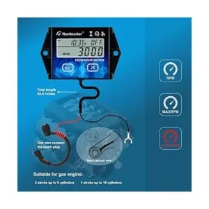 Runleader Medidor digital LCD de tacóhora recordatorio_3