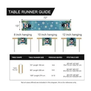 Seliem Camino de mesa de verano con hojas de palmeras_7