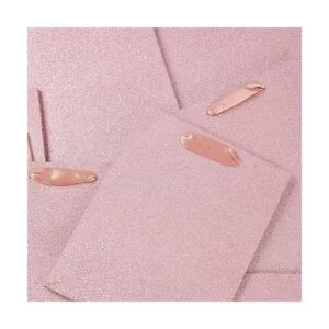 UNIQOOO 12 bolsas de regalo con purpurina rosa en relieve_2