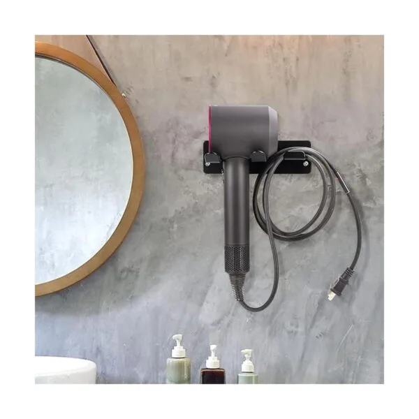 YOUGRIDDA Hair Dryer Holder Wall Mounted Rack Compatible_7