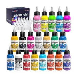 Pintura para aerógrafo kit de pintura acrílica de 20_1