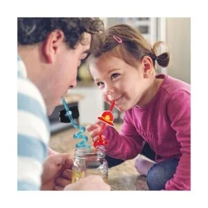 24 pajitas para fiestas de camiones de bomberos para_6