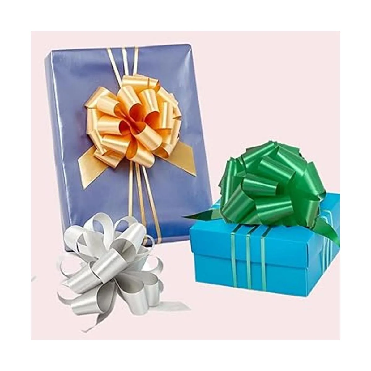 UNIQOOO 48 lazos de regalo de Pascua de 12 colores_6