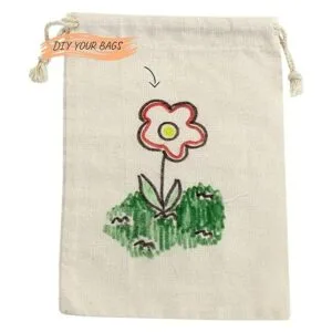 Bolsas de algodón con cordón de muselina bolsa de tela_5