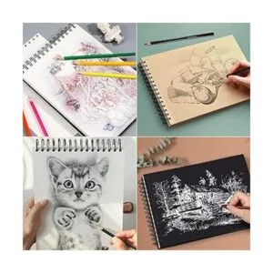 Kit de dibujo 78 lápices de grafito de acuarela de color_5