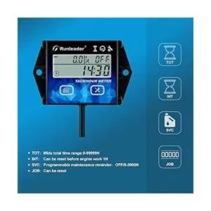 Runleader Medidor digital LCD de tacóhora recordatorio_2