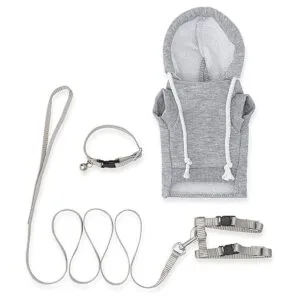 Paquete de suéter y correa de hurón disfraz de hurón_5