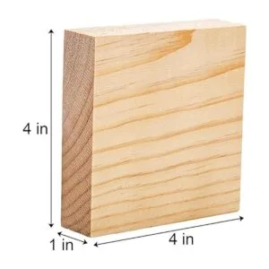 YOUEON Paquete de 12 bloques de madera sin terminar para_2