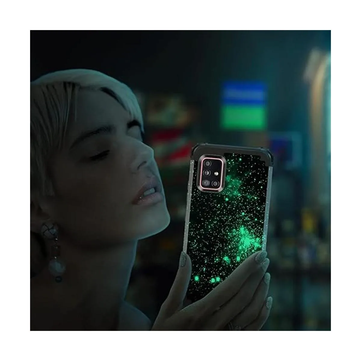Miqala Funda para Galaxy A51 5G brillante en la_4