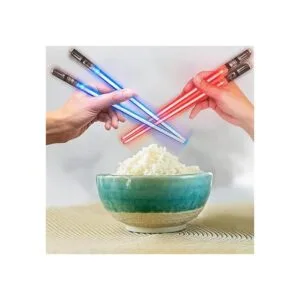 Sabers Chop Lightsaber Luz LED Up palillos 2 Par Rojo Azul_3