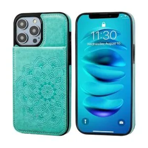 Vaburs Funda tipo cartera para iPhone 14 Pro Max funda_3