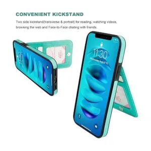 Vaburs Funda tipo cartera para iPhone 14 Pro Max funda_5