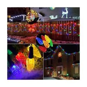 Guirnalda de luces solares de Navidad multicolor para_6