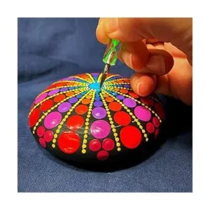 Molde para hacer piedras con plantilla de cúpula Diseño_5