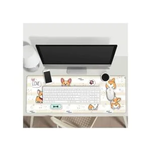 Linda alfombrilla de mouse con borde cosido XL grande_5