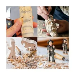 Paquete de 8 bloques de tallado de tilo de 6 x 1.5 x 1.5_7