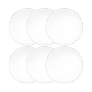 Mezchi Paquete de 6 hojas acrílicas redondas disco_1