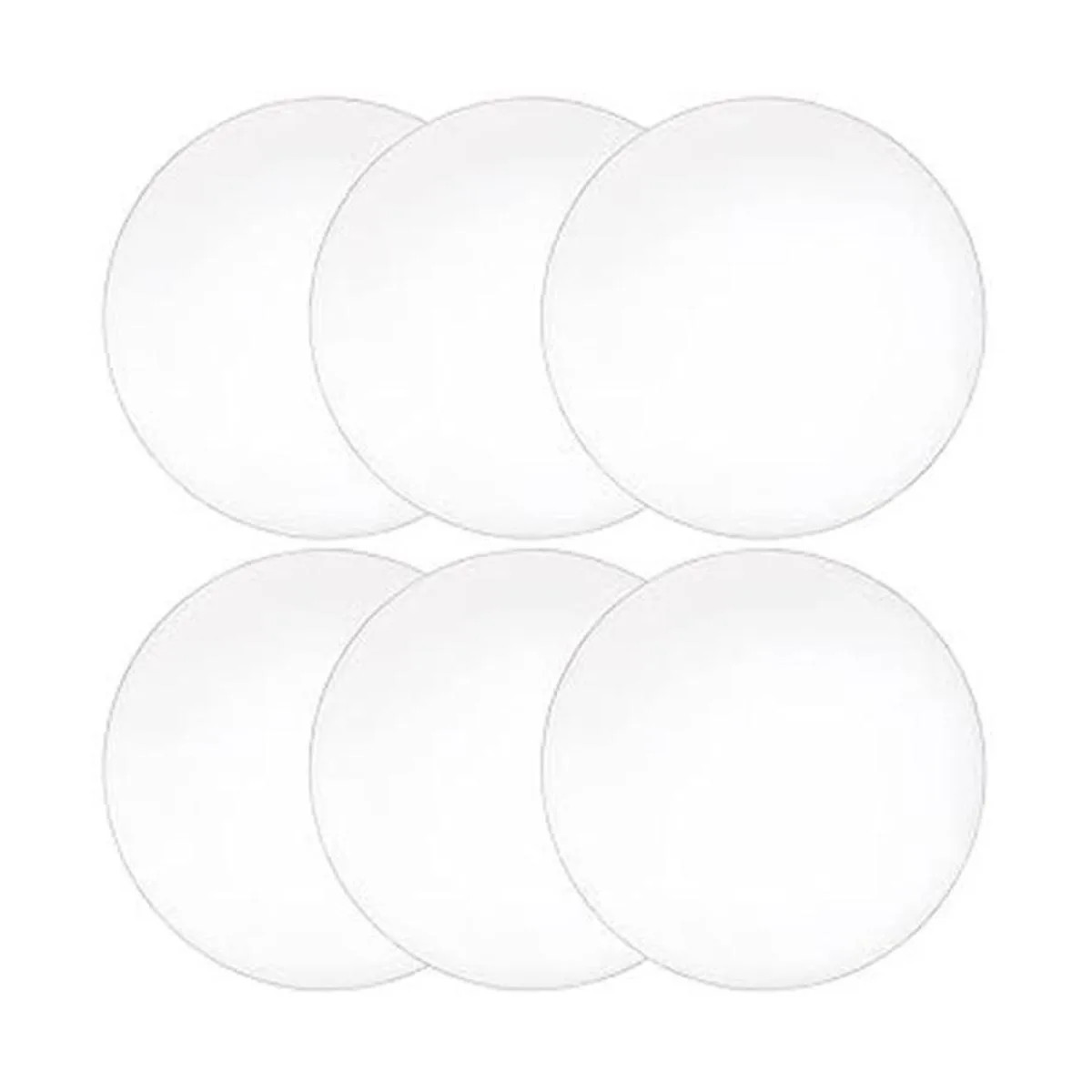 Mezchi Paquete de 6 hojas acrílicas redondas disco_1