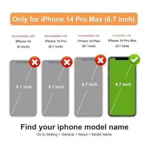 Vaburs Funda tipo cartera para iPhone 14 Pro Max funda_2