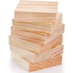 YOUEON Paquete de 12 bloques de madera sin terminar para_4