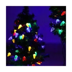 Guirnalda de luces solares de Navidad multicolor para_7