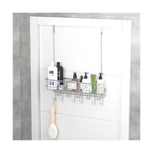Simple Houseware Over The Door Organizador de 11 ganchos_3