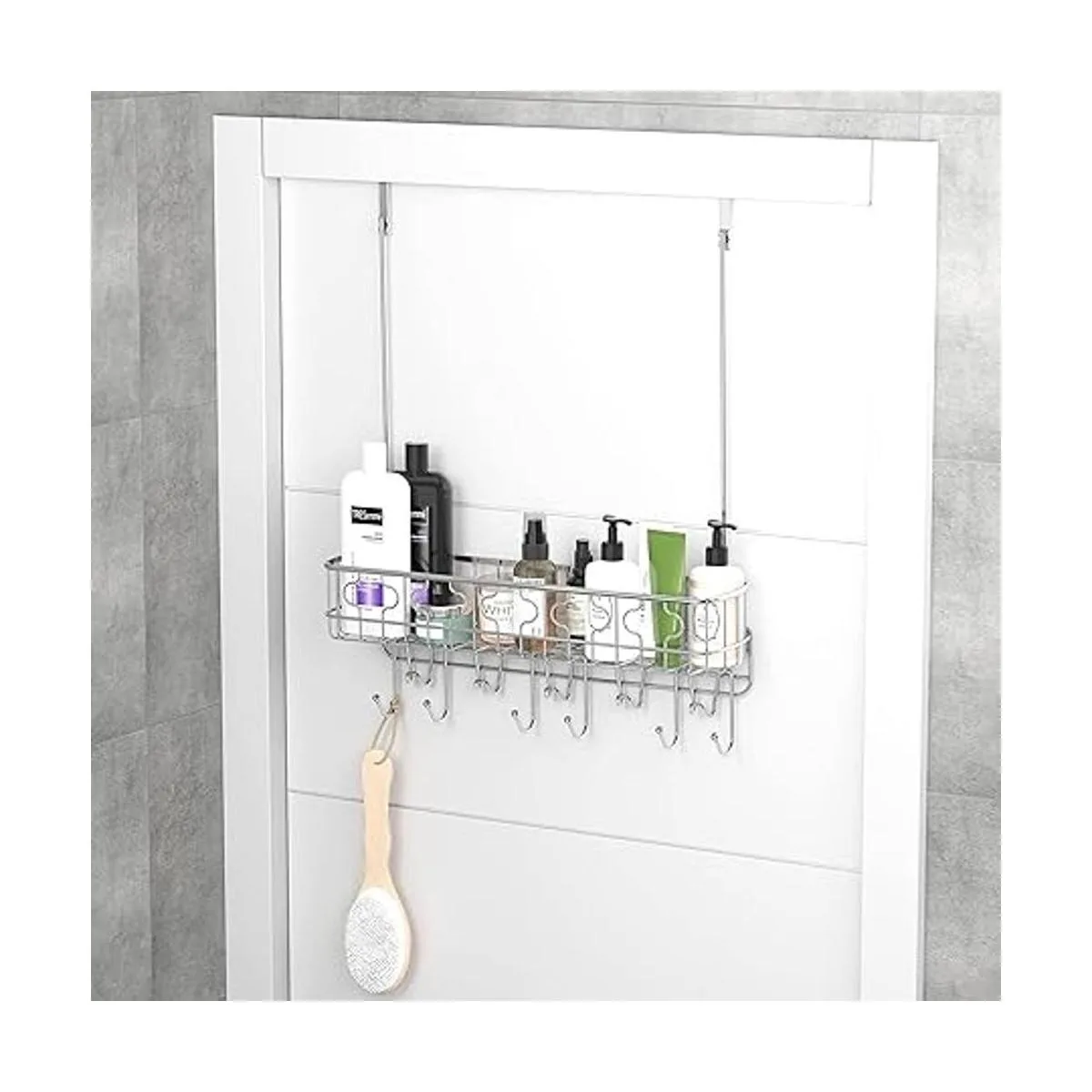 Simple Houseware Over The Door Organizador de 11 ganchos_3