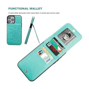 Vaburs Funda tipo cartera para iPhone 14 Pro Max funda_4