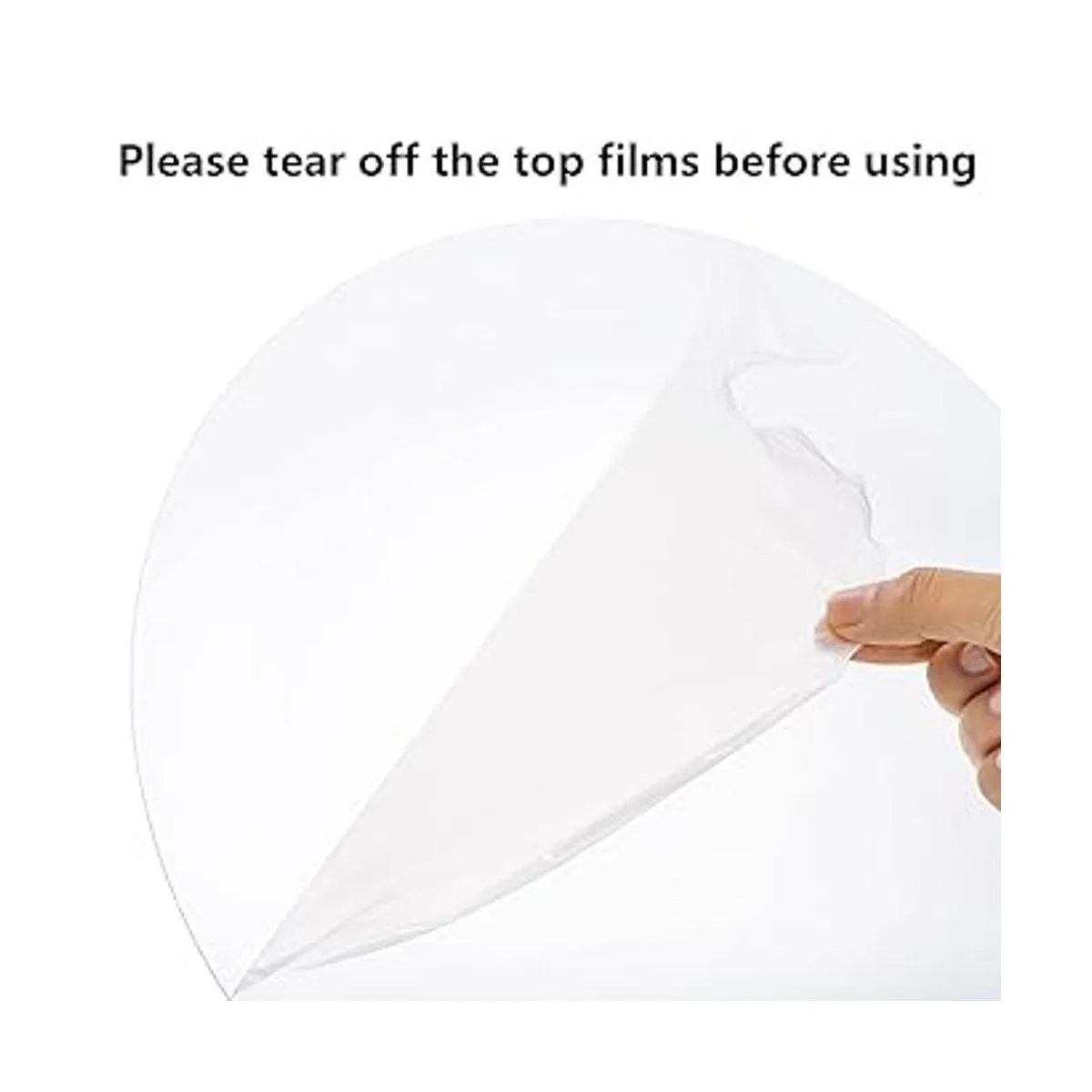 Mezchi Paquete de 6 hojas acrílicas redondas disco_3