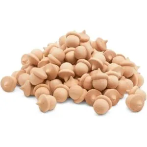 Woodpeckers Bellotas de madera de 114 pulgadas bolsa de_3