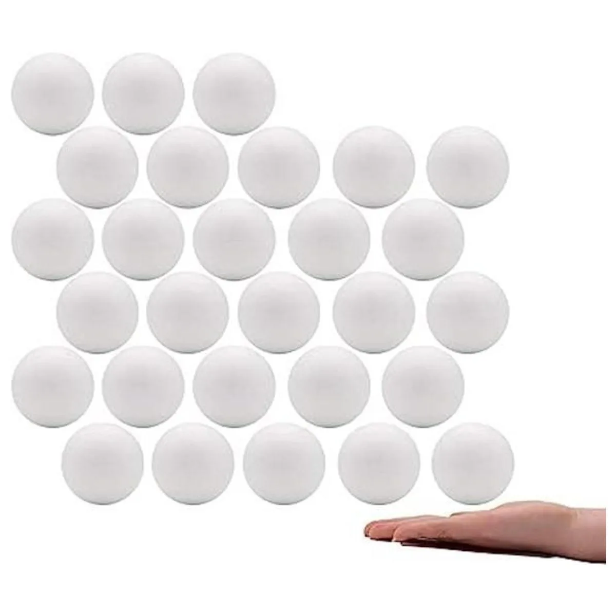 56 bolas de poliestireno blancas de 2 pulgadas para_1
