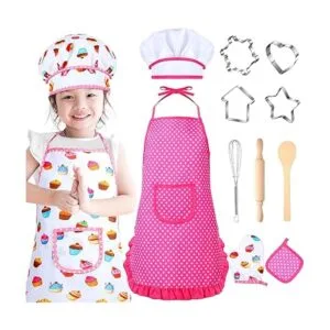 Juego completo de cocina y horneado para niños disfraz de_2