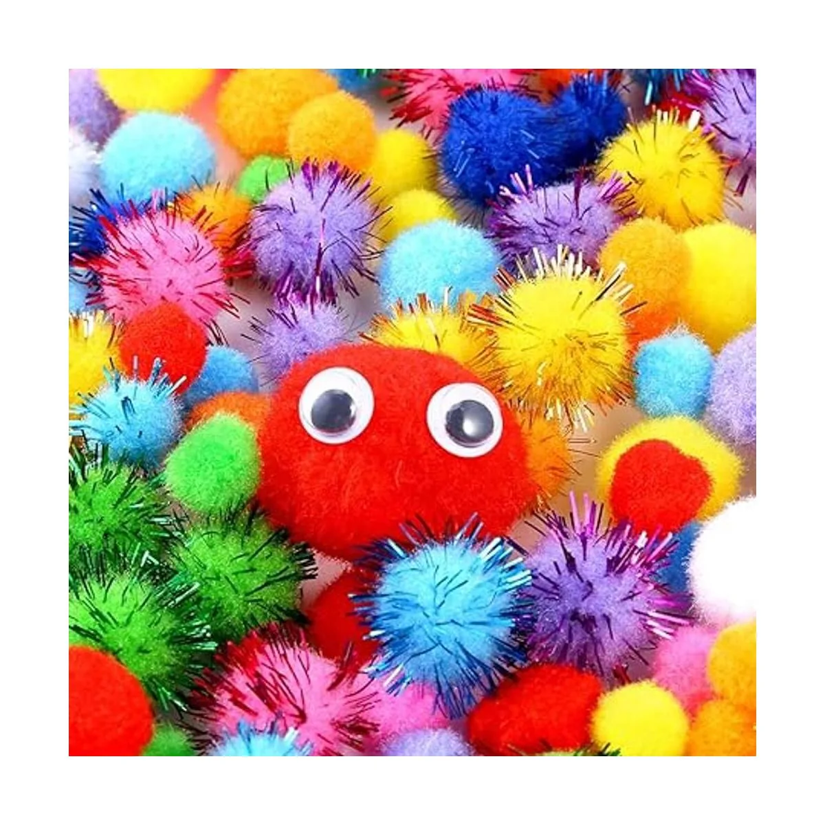 Caydo 2000 pompones multicolor para el día de San Valentín_3