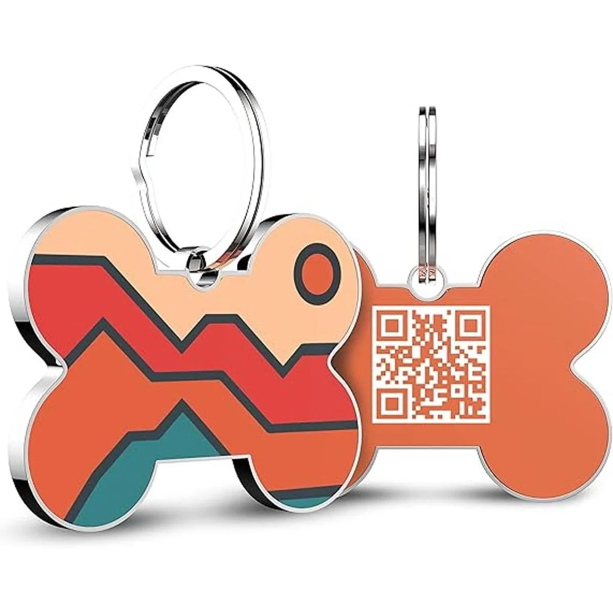 KEKID Etiquetas para perros con código QR etiquetas de_1