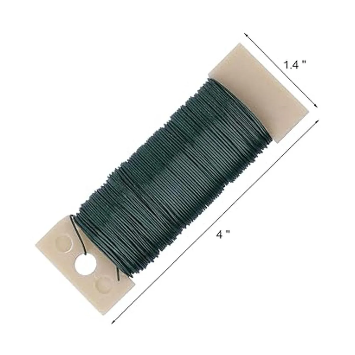 Paquete de 8 alambres de paleta de flores verdes de_2