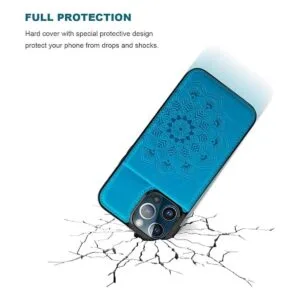 Vaburs Funda tipo cartera para iPhone 13 Pro Max funda_5