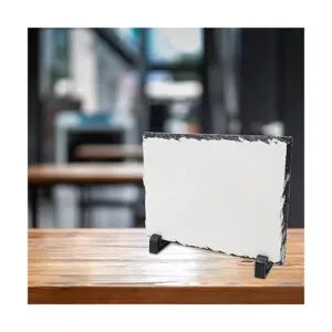 Marco de fotos de piedra pizarra en blanco de sublimación_5